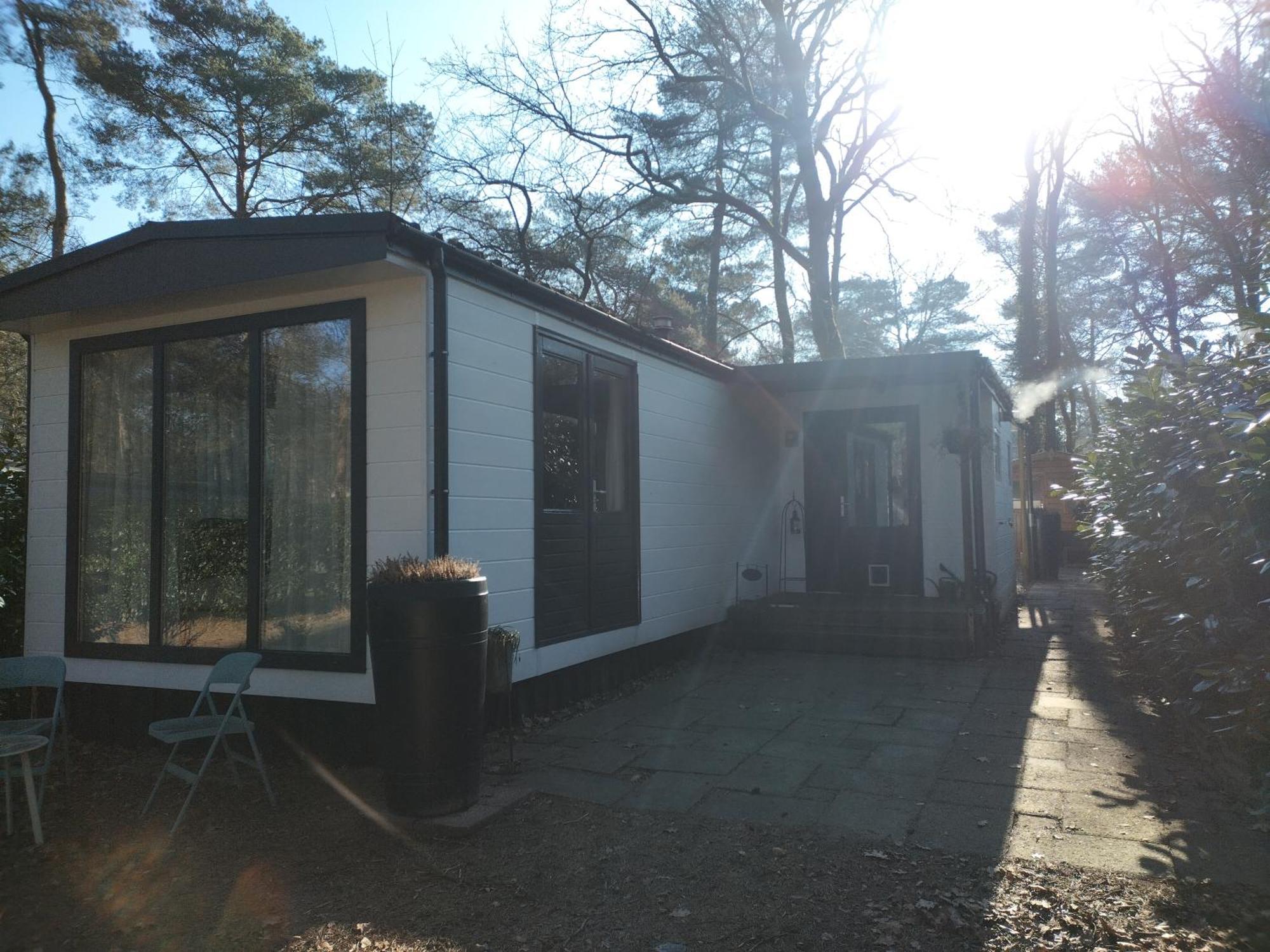 Wulft 47 Zonnig Gezellig 6P Chalet Met Zwembad In Bosrijke Omgeving Op Familie Camping De Vossenburcht IJhorst Exterior foto