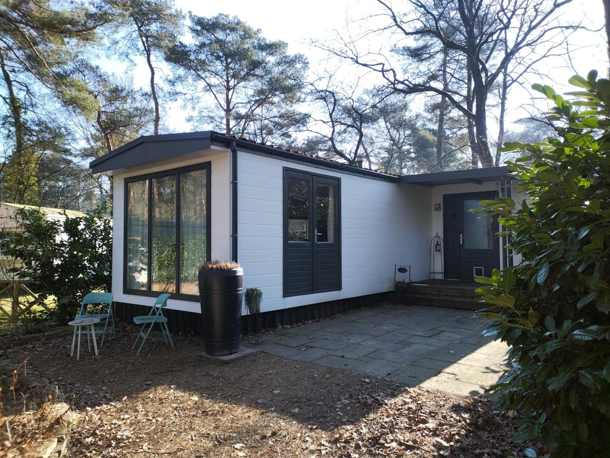Wulft 47 Zonnig Gezellig 6P Chalet Met Zwembad In Bosrijke Omgeving Op Familie Camping De Vossenburcht IJhorst Exterior foto