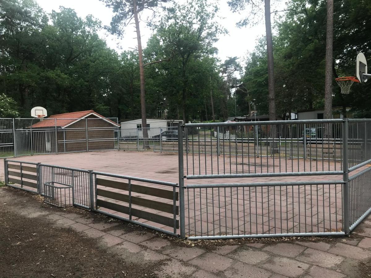 Wulft 47 Zonnig Gezellig 6P Chalet Met Zwembad In Bosrijke Omgeving Op Familie Camping De Vossenburcht IJhorst Exterior foto
