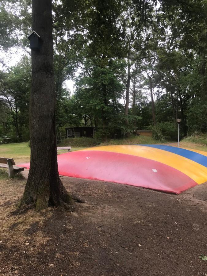 Wulft 47 Zonnig Gezellig 6P Chalet Met Zwembad In Bosrijke Omgeving Op Familie Camping De Vossenburcht IJhorst Exterior foto